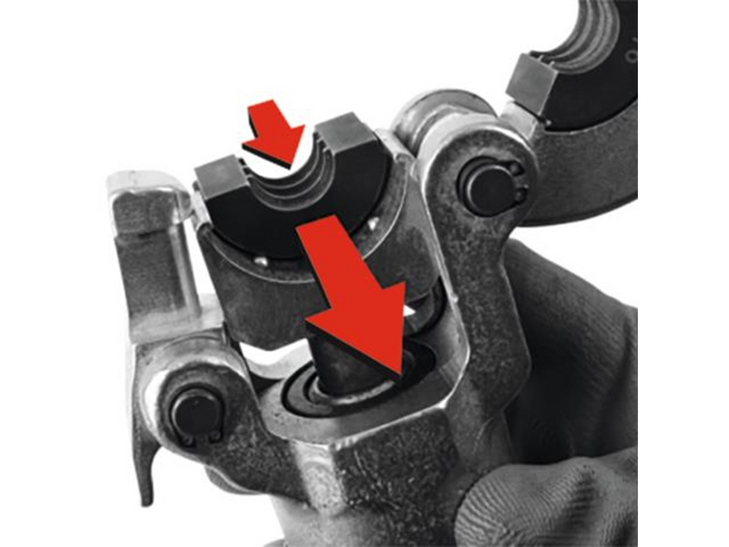 Yato YT-21735 HYDRAULIC HAND PRESS FOR PRESSING PEX-AL-PEX FITTINGS WITH A SET OF 8 PIECES