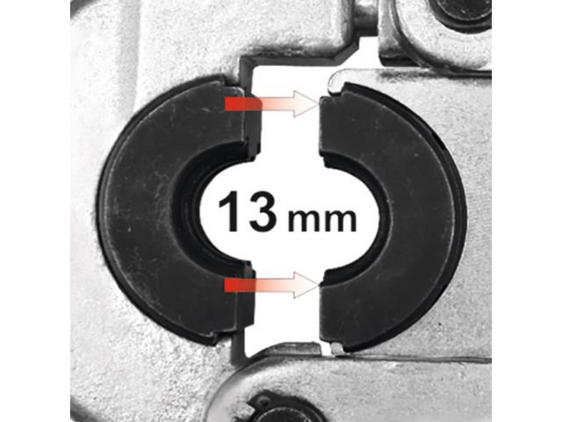 Yato YT-21735 HYDRAULIC HAND PRESS FOR PRESSING PEX-AL-PEX FITTINGS WITH A SET OF 8 PIECES
