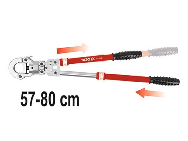 Yato YT-21735 HYDRAULIC HAND PRESS FOR PRESSING PEX-AL-PEX FITTINGS WITH A SET OF 8 PIECES