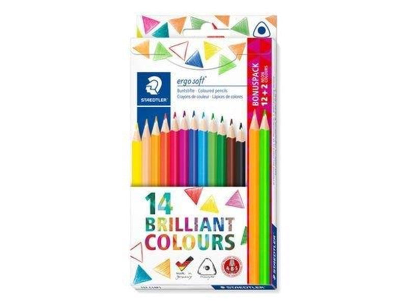 Staedtler Col. pencil ergosoft 14pcs FSC 100%