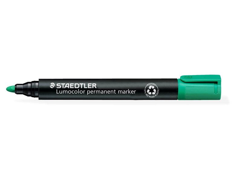 Staedtler Marker Lumocolor permanent.10 pcs Green