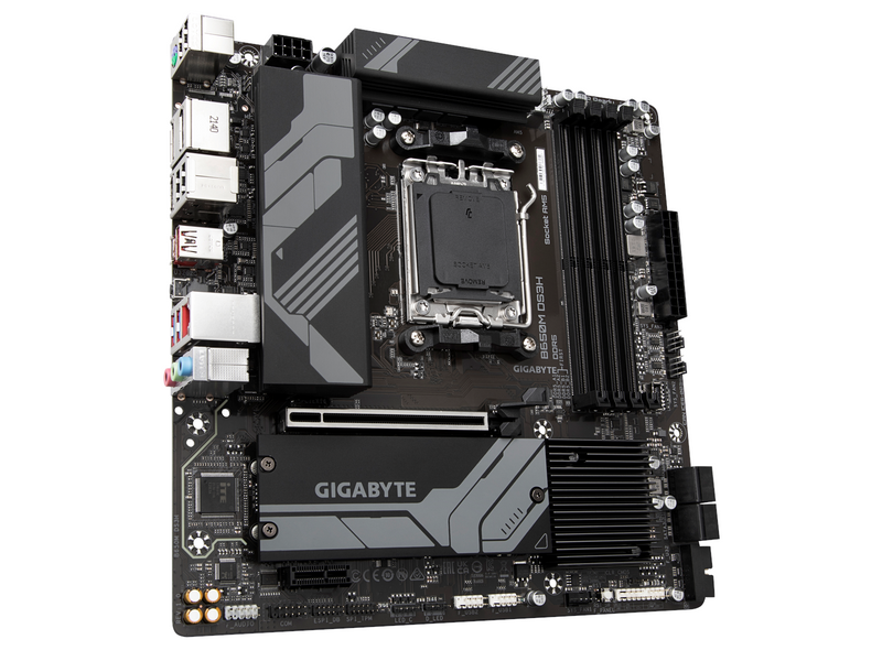 GIGABYTE B650M DS3H Mainboard - AMD B650 - AMD AM5 socket - DDR5 RAM - Micro-ATX