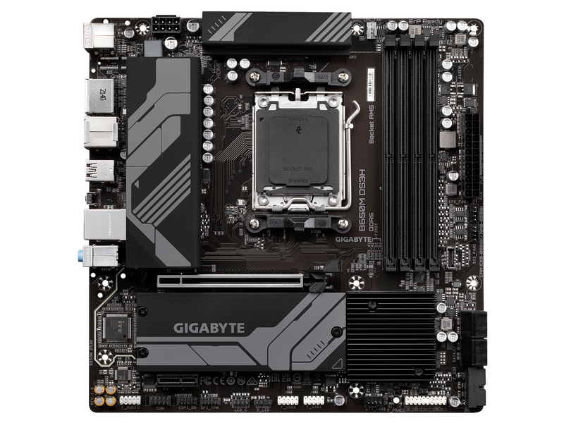 GIGABYTE B650M DS3H Mainboard - AMD B650 - AMD AM5 socket - DDR5 RAM - Micro-ATX
