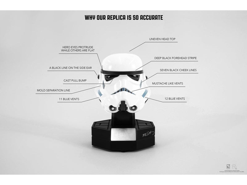 PureArts - Original Stormstrooper 1/3 Scale Helmet - Figur
