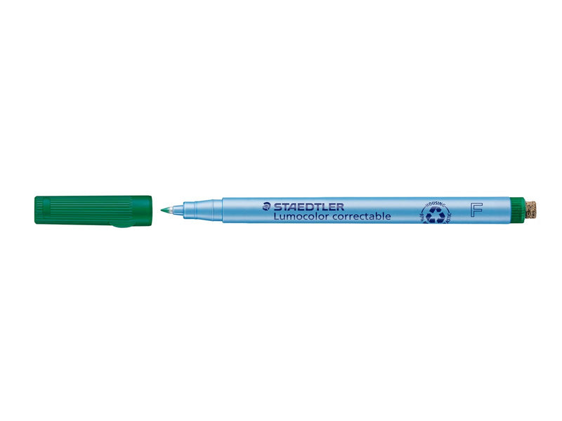 Staedtler OHP pen Lumocolor correctable 10 pcs  F gre