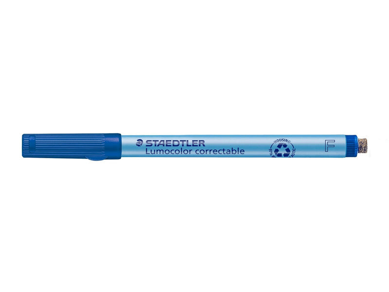 Staedtler OHP pen Lumocolor correctable 10 pcs  F blu