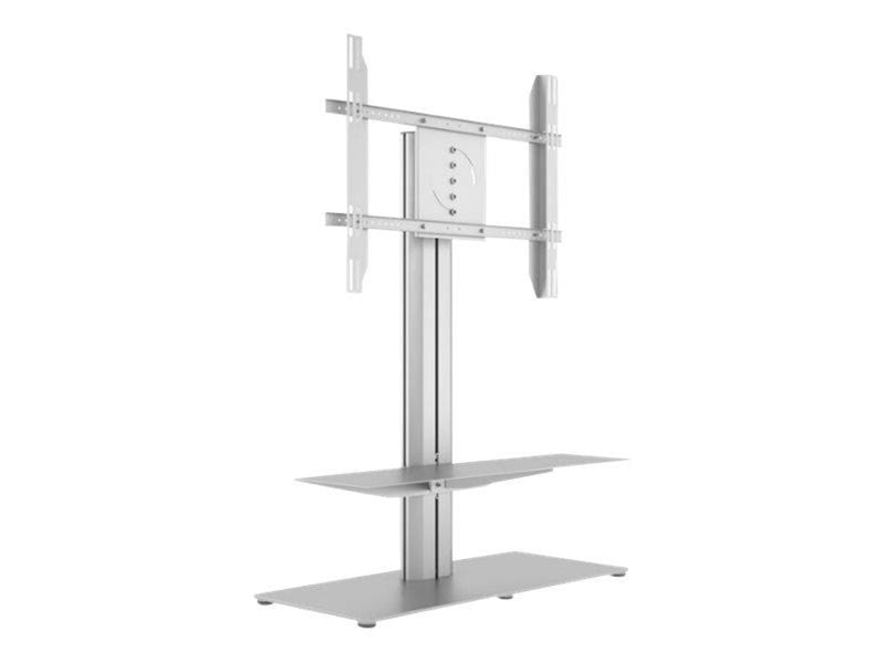 Multibrackets M Public Display Stand 110 HD Single Silver w. Floorbase 80 kg 85" Up to 700 x 400 mm
