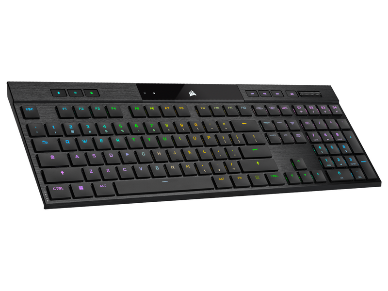Corsair K100 Air Wireless RGB - MX Ultra Low Profile Tactile - US - Gaming Tastaturen - Englisch - US - Schwarz