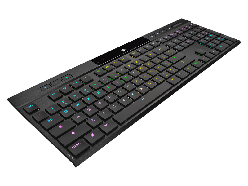 Corsair K100 Air Wireless RGB - MX Ultra Low Profile Tactile - US - Gaming Tastaturen - Englisch - US - Schwarz