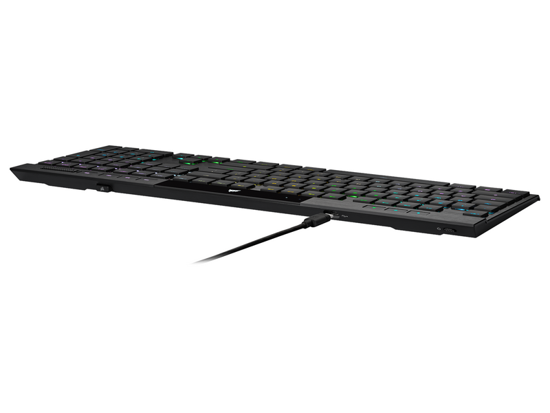 Corsair K100 Air Wireless RGB - MX Ultra Low Profile Tactile - US - Gaming Tastaturen - Englisch - US - Schwarz