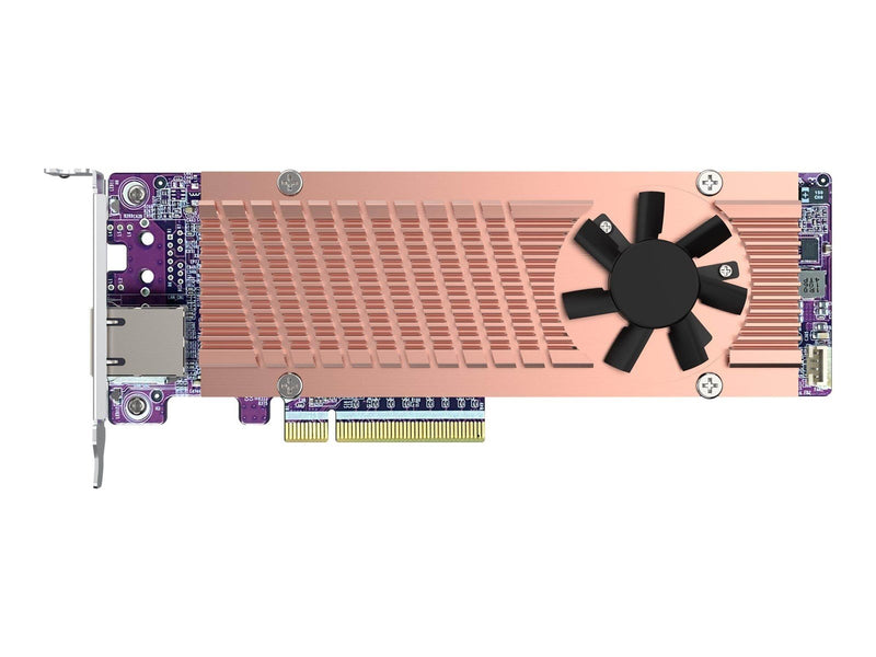 QNAP QM2-2P410G1T - storage controller - PCIe 4.0 x4 (NVMe) - PCIe 4.0 x8