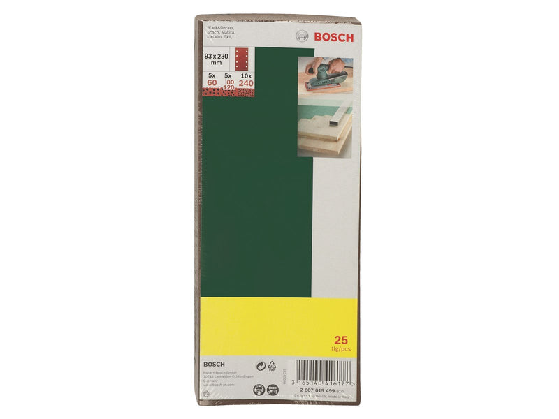 Bosch sandpapirsark