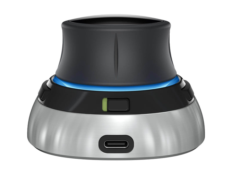 3Dconnexion SpaceMouse - 3D mouse - Bluetooth 2.4 GHz - 3D Mouse (Silber)