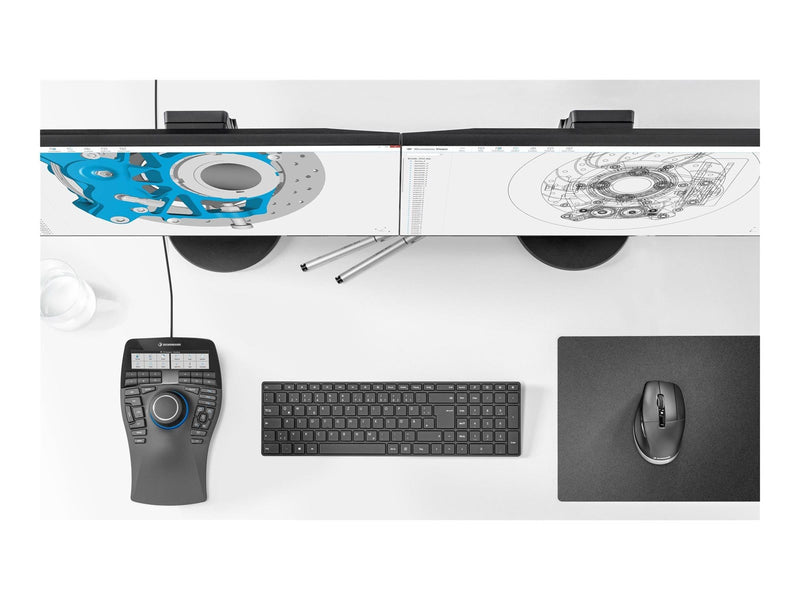 3Dconnexion SpaceMouse Enterprise Kit 2 - 3D Mouse (Schwarz)