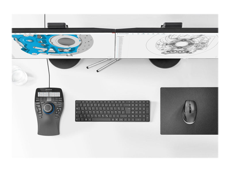 3Dconnexion SpaceMouse Enterprise Kit 2 - 3D Mouse (Schwarz)