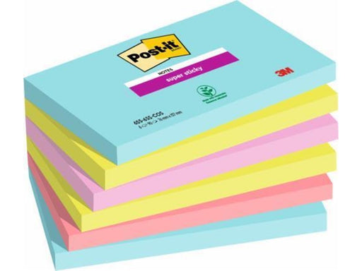 3M Post-it Super-Sticky Notes 76 x 127 mm 90 Sheets (Cosmic)