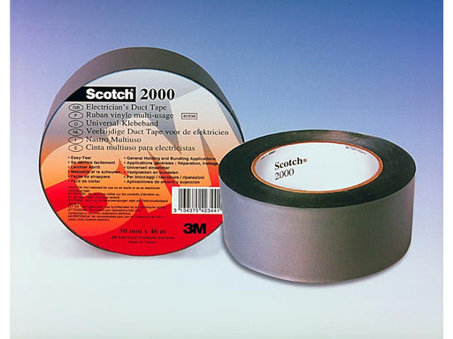 3M Scotch® 2000 electricians duct tape grey 50 mm x 46 m