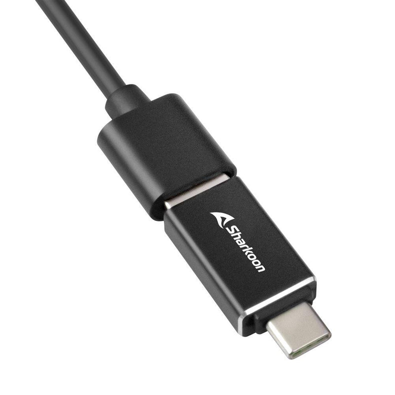 Sharkoon 3-Port USB Hub + RJ45 Ethernet Adapter