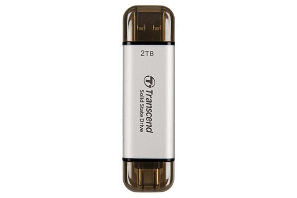 Transcend ESD310 Externe SSD 2 TB, silber