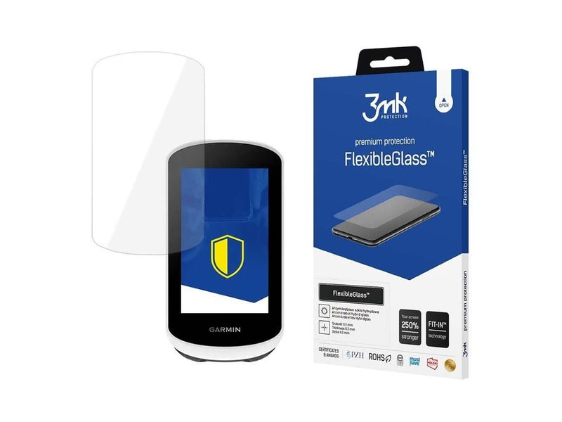 3mk FlexibleGlass™ hybrid glass on Garmin Edge Explore 2