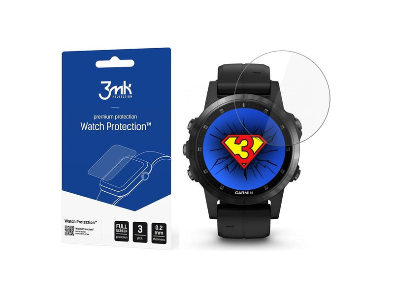 3mk Hybrid Glass  Watch Protection FlexibleGlass for Garmin Fenix ​​5 Plus