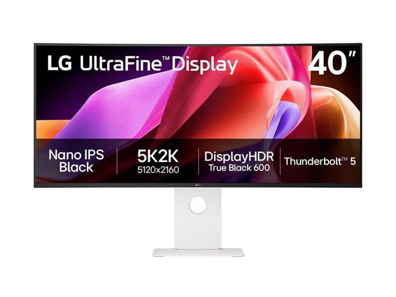 40" LG UltraFine 40WT95UF-W - LED monitor - curved - 5K - HDR