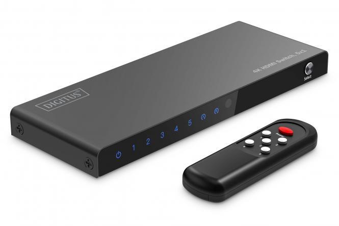 DIGITUS 4K HDMI Switch, 5x1