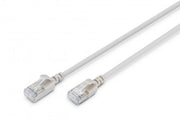 DIGITUS CAT 6A F-FTP Slim Patchkabel, 3m, Grau