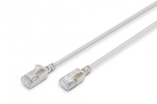 DIGITUS CAT 6A F-FTP Slim Patchkabel, 3m, Grau