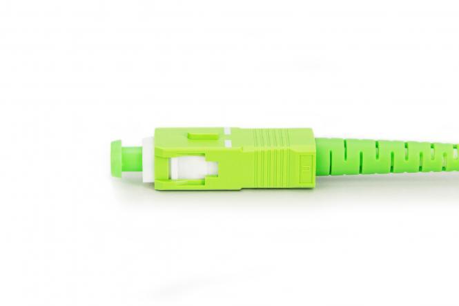 DIGITUS Glasfaser Patchkabel, SC/APC – SC/APC, 20 m