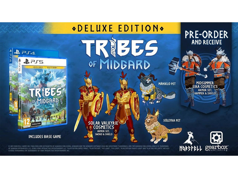 Tribes of Midgard - Deluxe Edition - Sony PlayStation 4 - RPG - PEGI 12