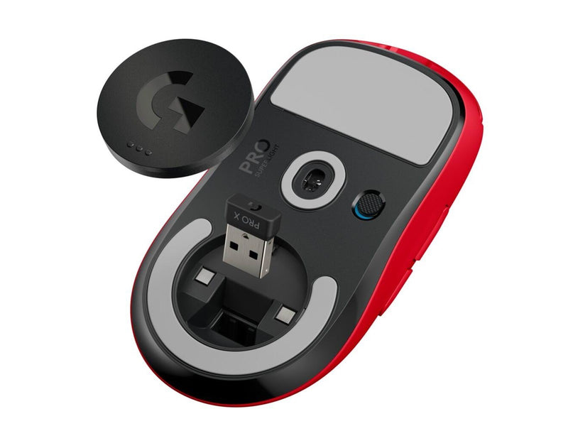 Logitech G PRO X SUPERLIGHT - Gaming Maus (Rot)