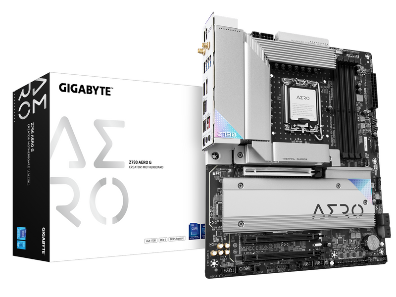 GIGABYTE Z790 AERO G Mainboard - Intel Z790 - Intel LGA1700 socket - DDR5 RAM - ATX