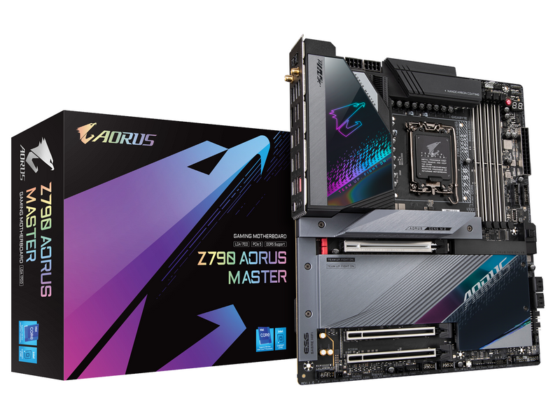 GIGABYTE Z790 AORUS MASTER Mainboard - Intel Z790 - Intel LGA1700 socket - DDR5 RAM - Extended ATX