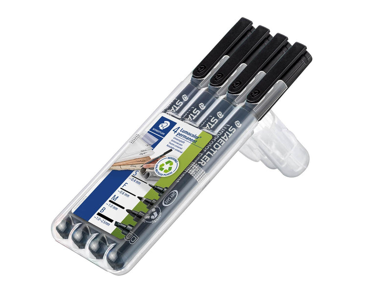 Staedtler OHP pen Lumocolor SFMB 4pcs walletm
