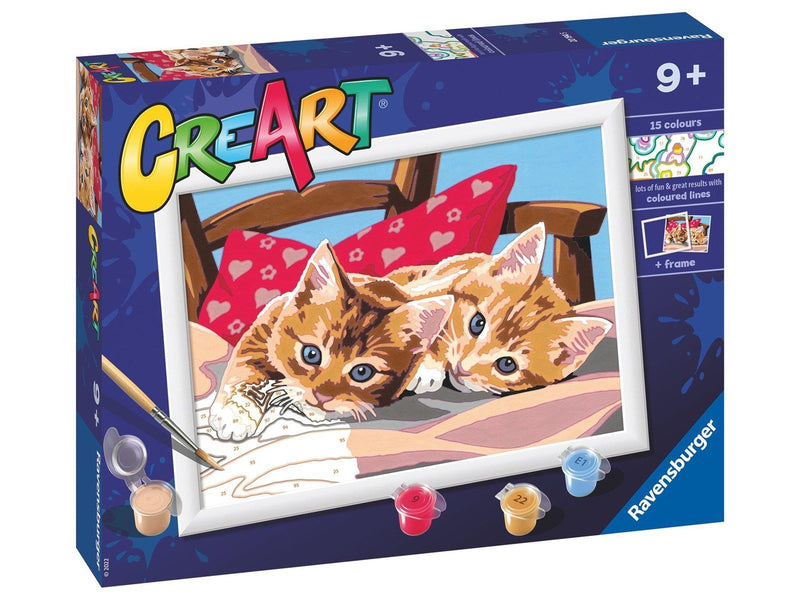 CreArt Two Cuddly Cats