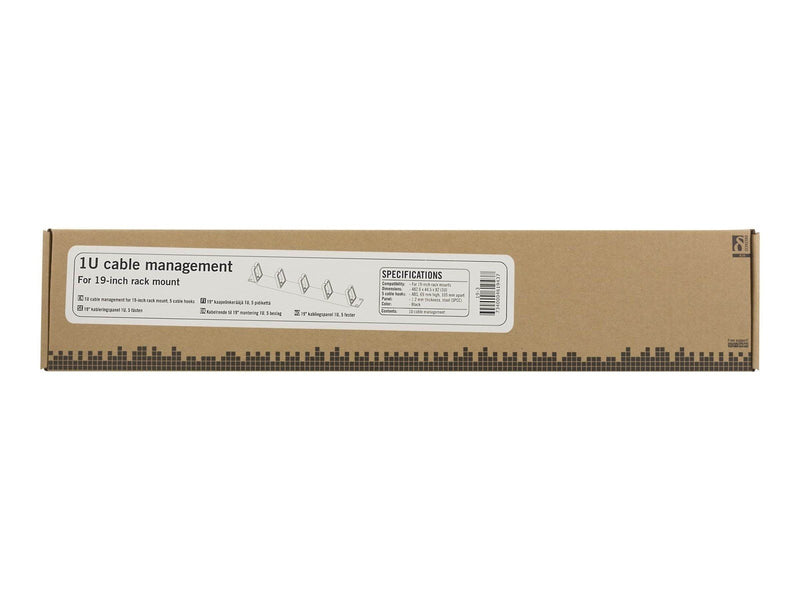 Deltaco Kabelrende für 19" montering