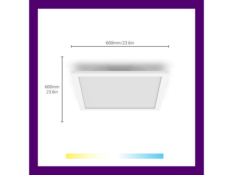 WiZ Cealing Panel SQ36W - White