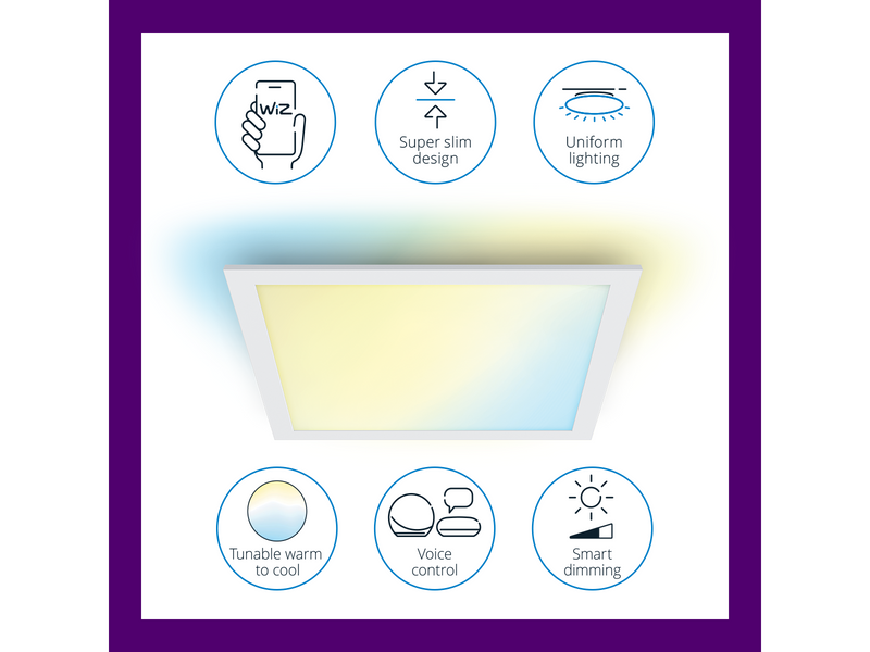 WiZ Cealing Panel SQ36W - White