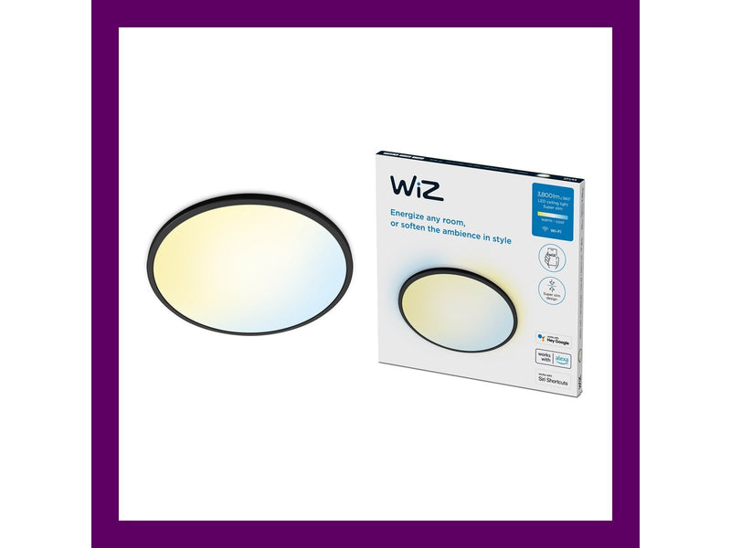 WiZ SuperSlim ceiling lamp 32W - Black