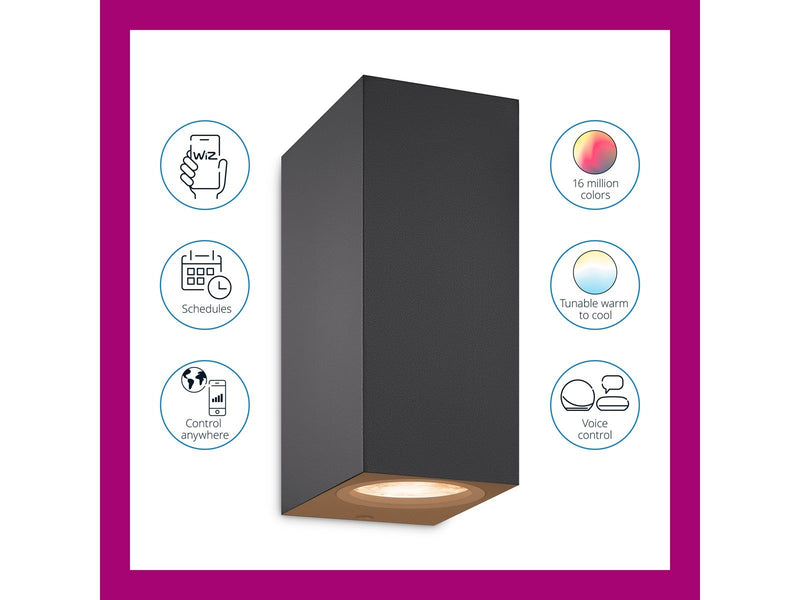 WiZ Up&Down wall lamp - Black