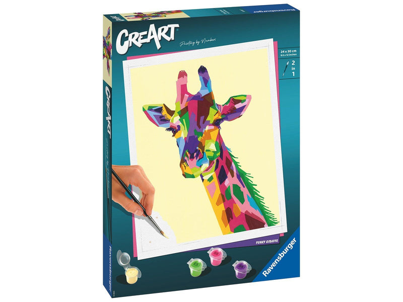 CreArt Paint by Numbers - Funky Giraffe