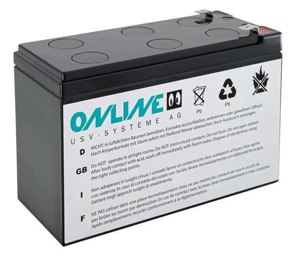 Online USV Ersatzbatterie für Batterie-Paket XANTO 3000R (Modell 2017)
