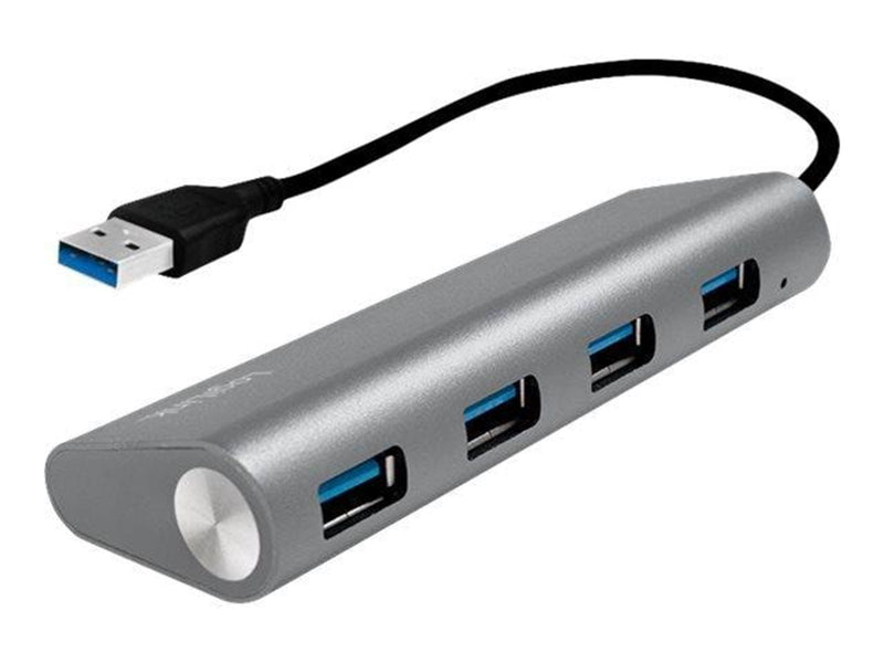 LogiLink USB 3.0 4-Port Hub USB-Hubs - USB 3.2 - 4 - Grau