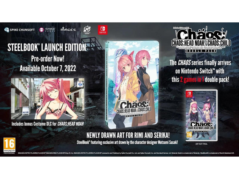 Chaos Double Pack - Steelbook Launch Edition - Nintendo Switch - Abenteuer - PEGI 16