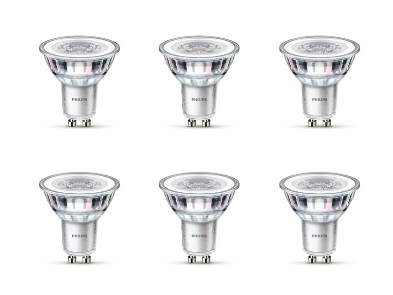 Philips LED-Lampe LEDClassic 4.6W/827 (50W) 6-pack GU10