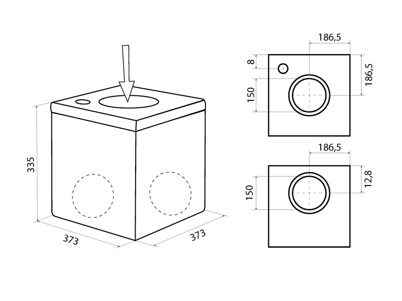 THERMEX External TX II motor, Ceiling