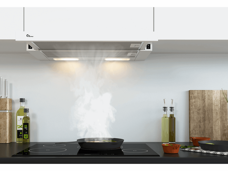 THERMEX Gemini III for central ventilation, 600 mm, With switch, White