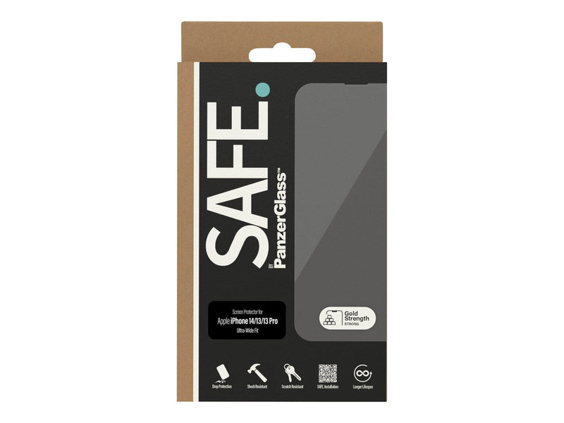 SAFE. by PanzerGlass Screen Protector Apple iPhone 14 | 13 | 13 Pro | Ultra-Wide Fit