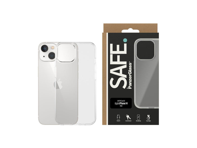 SAFE. by PanzerGlass TPU Case Apple iPhone 14 | 13 | Transparent